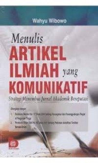 Menulis Artikel ILmiah yang Komunikatif